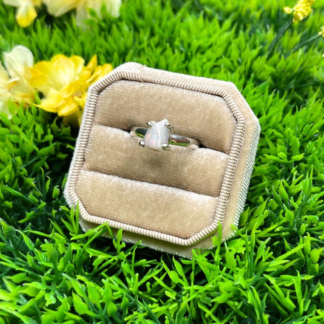 Bague Argent Opale d'Ethiopie #16 - Image 2