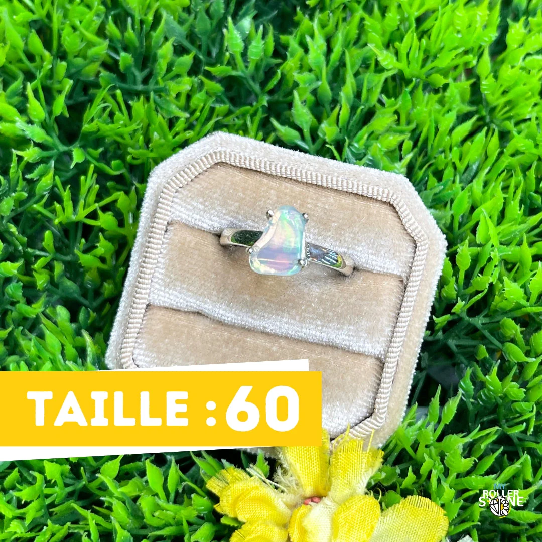 Bague Argent Opale d'Ethiopie #318
