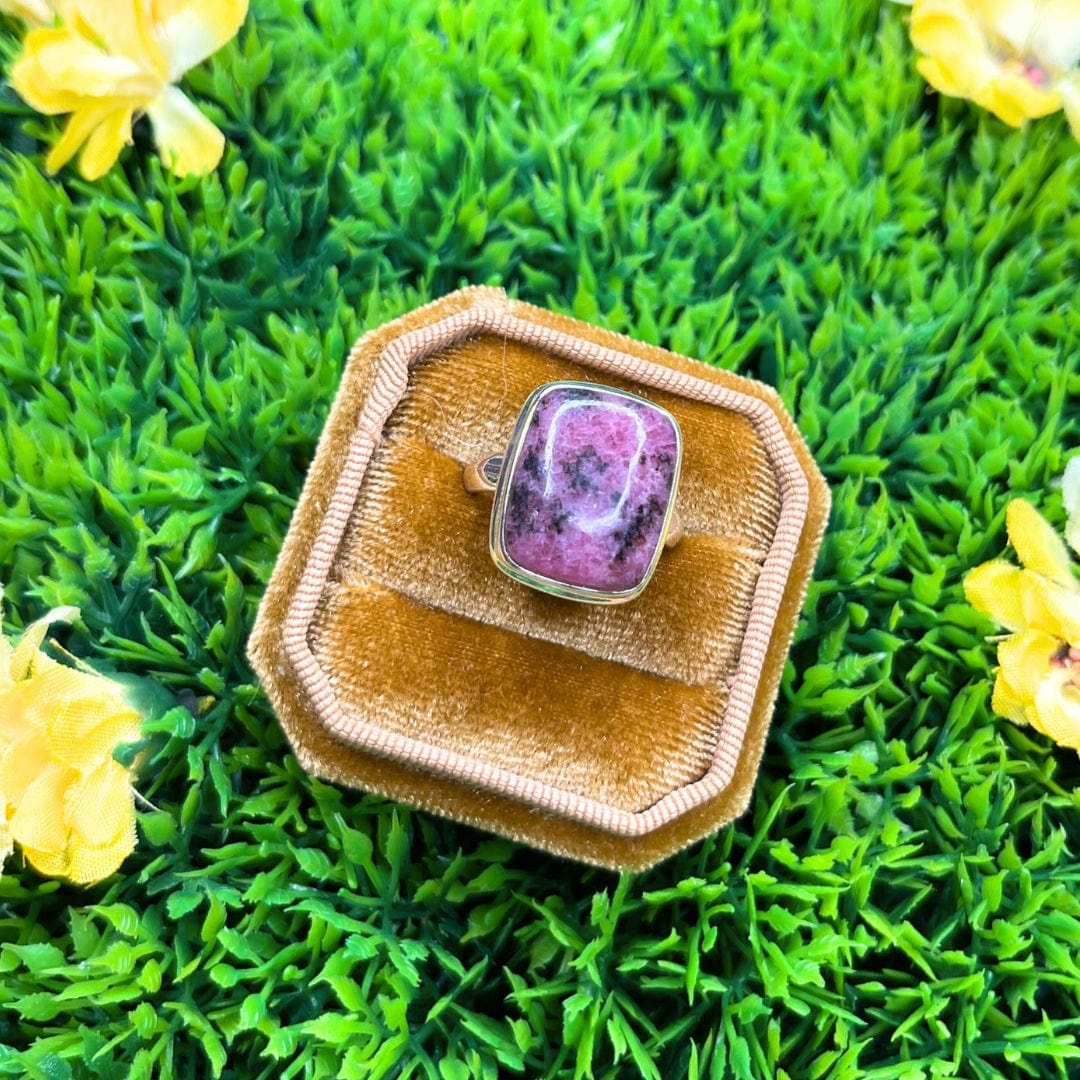 Bague Argent Rhodonite Australienne #11 - Image 2