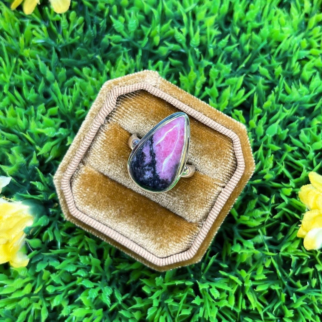 Bague Argent Rhodonite Australienne #21 - Image 2
