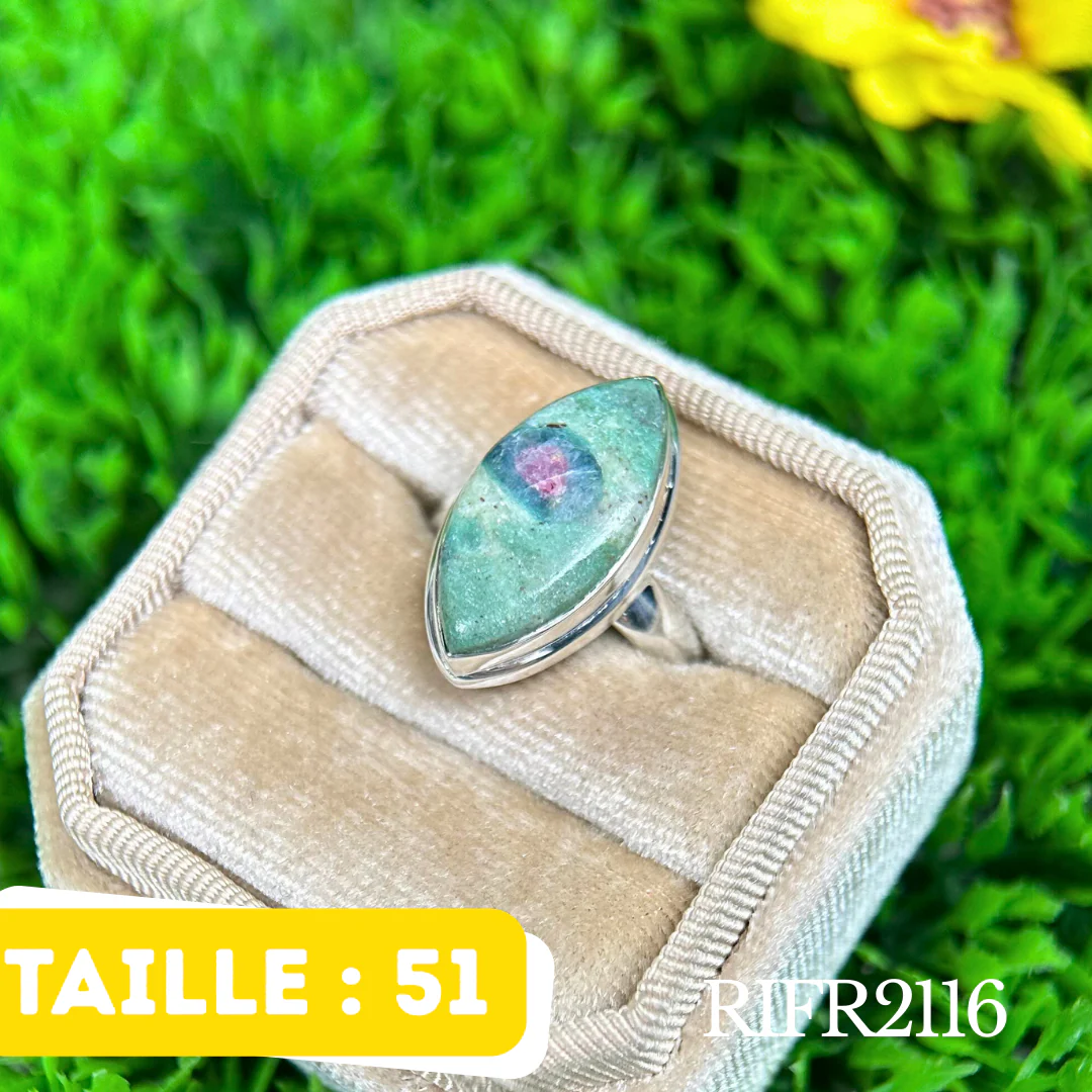 Bague Rubis Fuchsite #RIFR2116