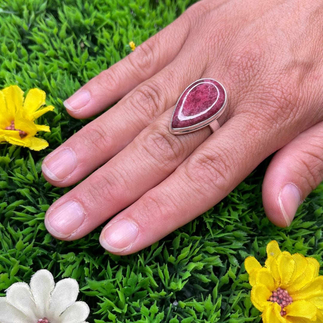 Bague Argent Thulite #14 - Image 2