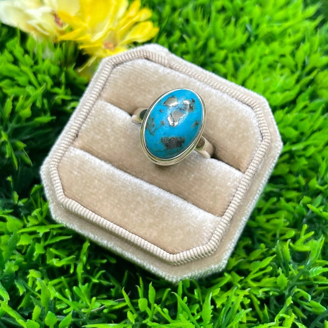 Bague Argent Turquoise Perse #31 - Image 2