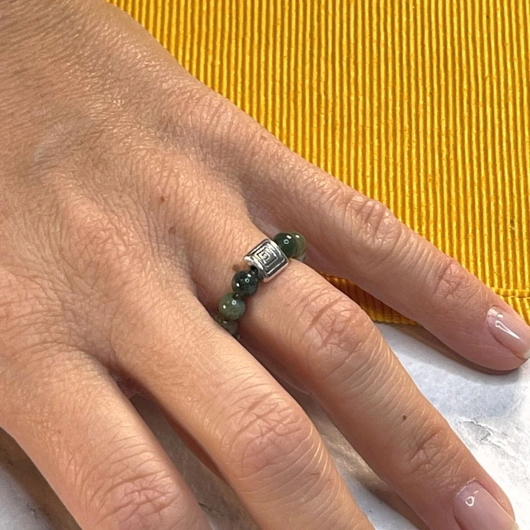 Bague élastique perle - Image 2