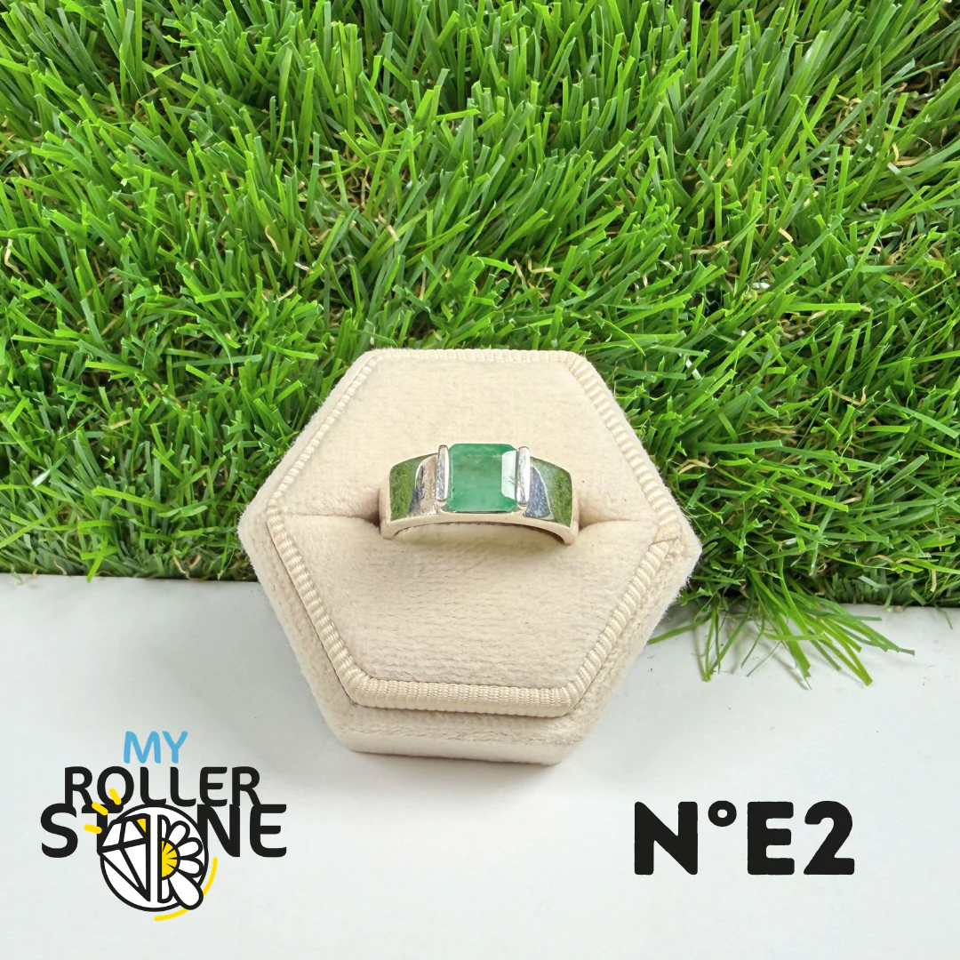 Bague Émeraude Argent 925 #2