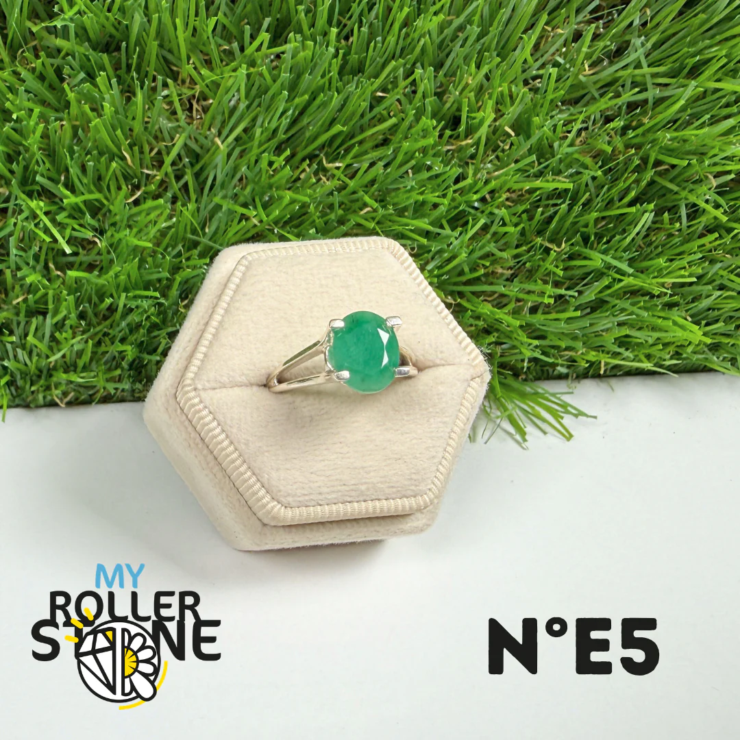 Bague Émeraude Argent 925 #5