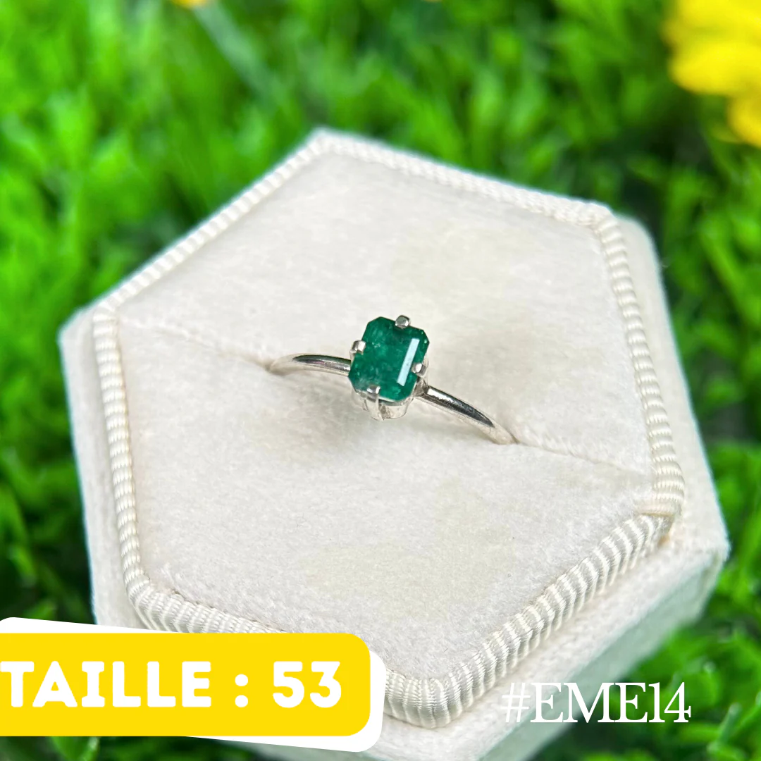 Bague Ămeraude Argent #EME14