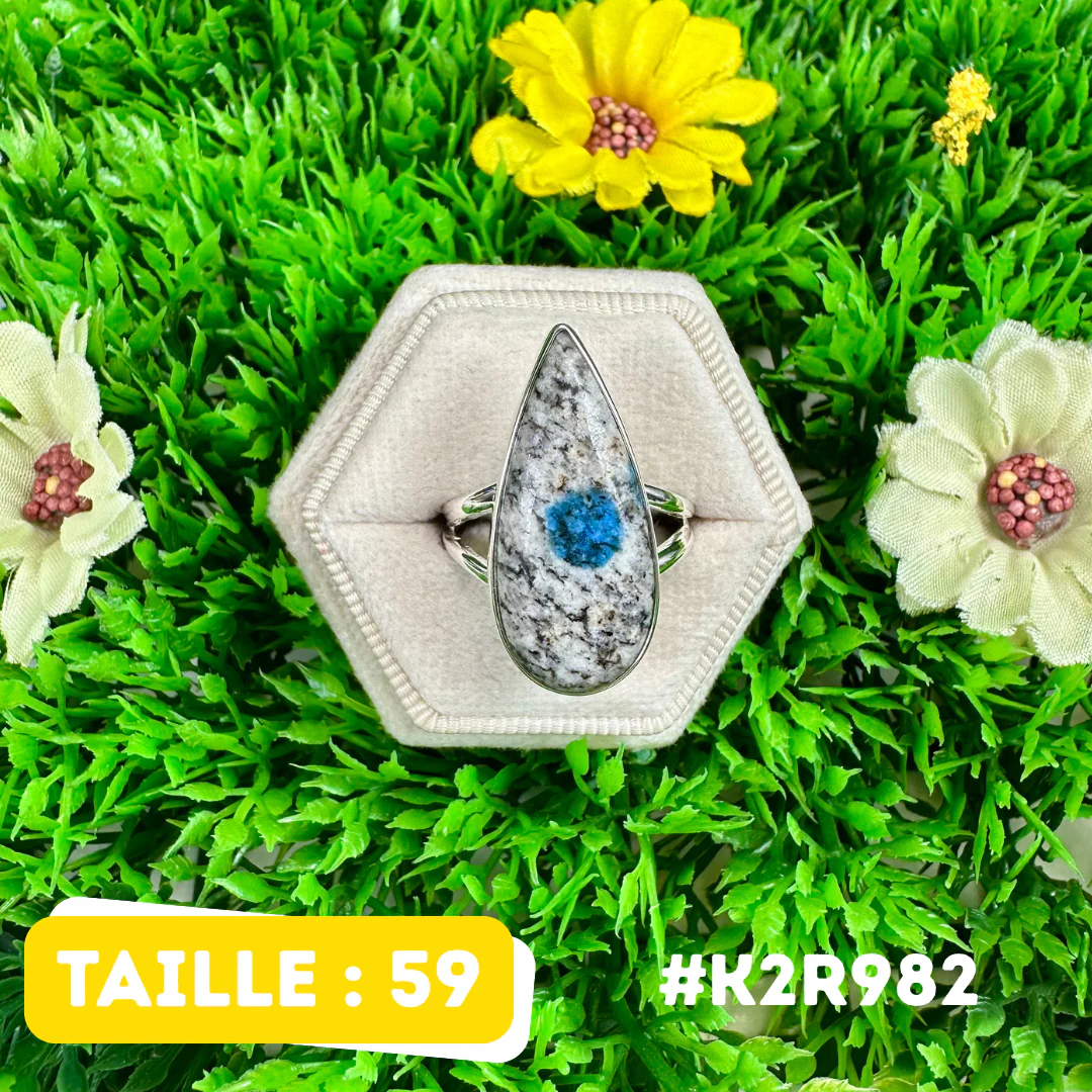 Bague Jaspe K2 Argent 925 #K2R982