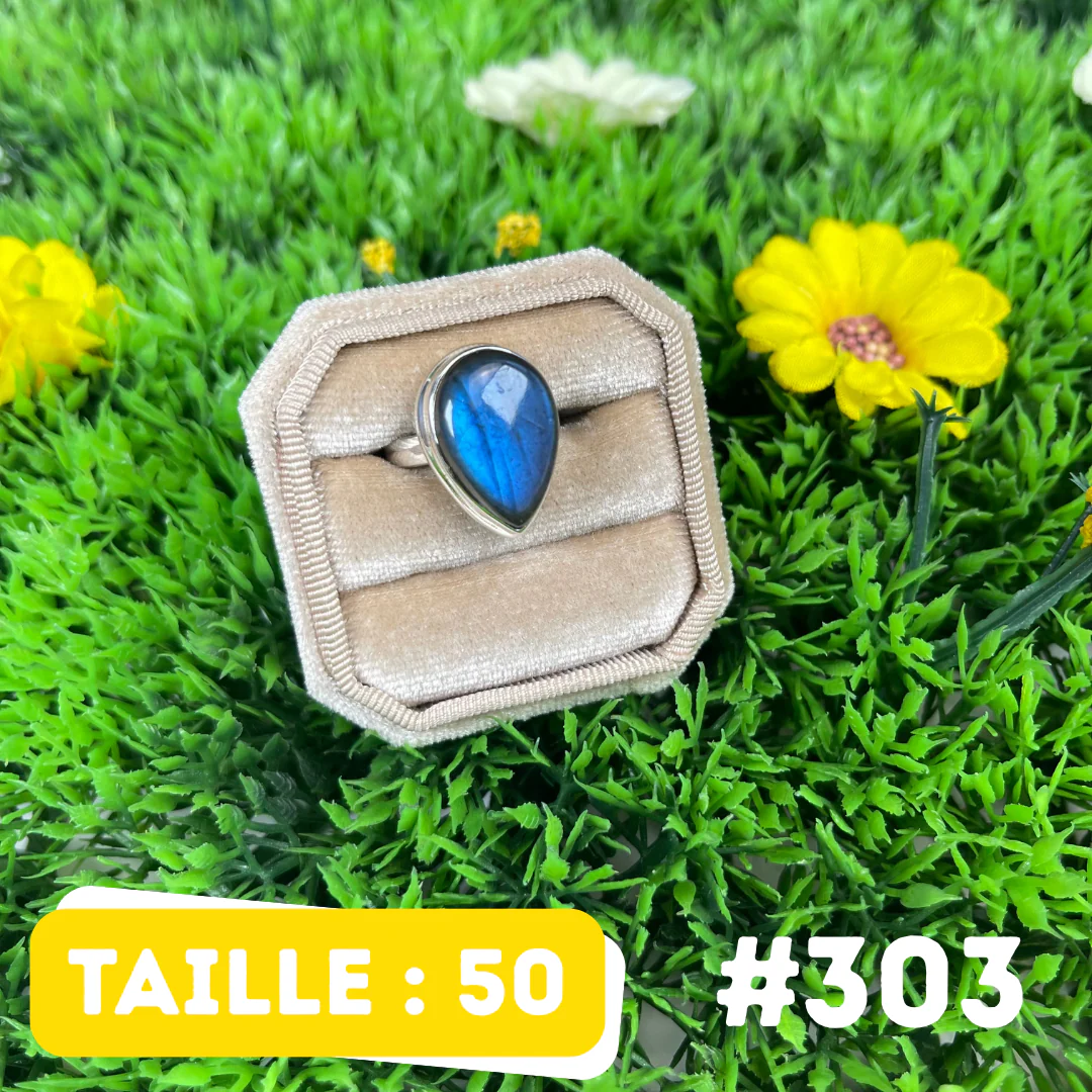 Bague Labradorite Bluefire #303