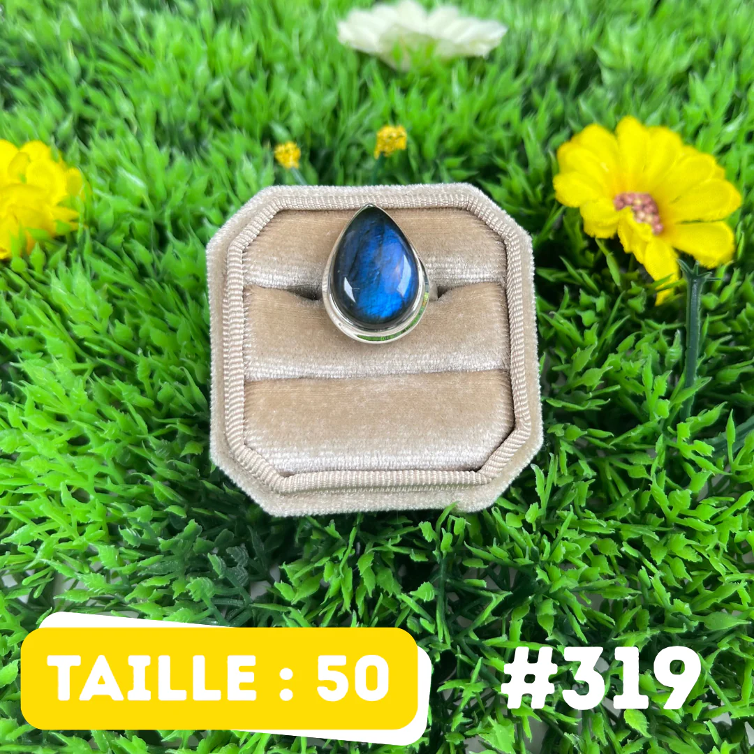 Bague Labradorite Bluefire #319