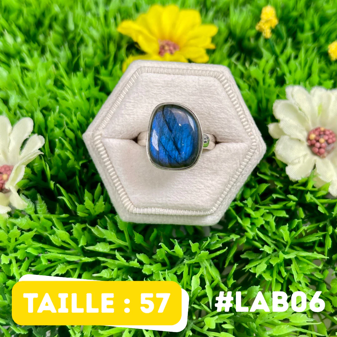 Bague Labradorite Bluefire #LAB06
