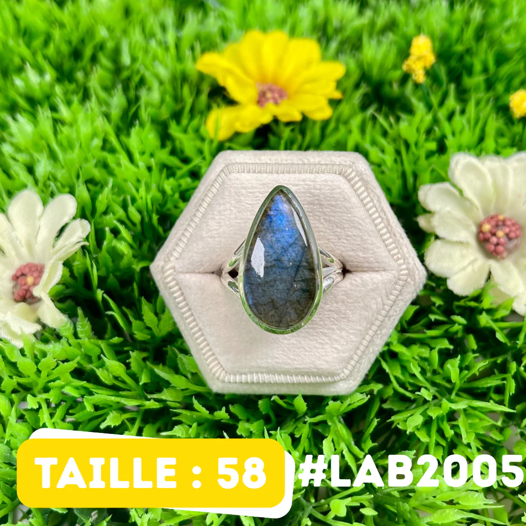 Bague Labradorite Bluefire #LAB2005