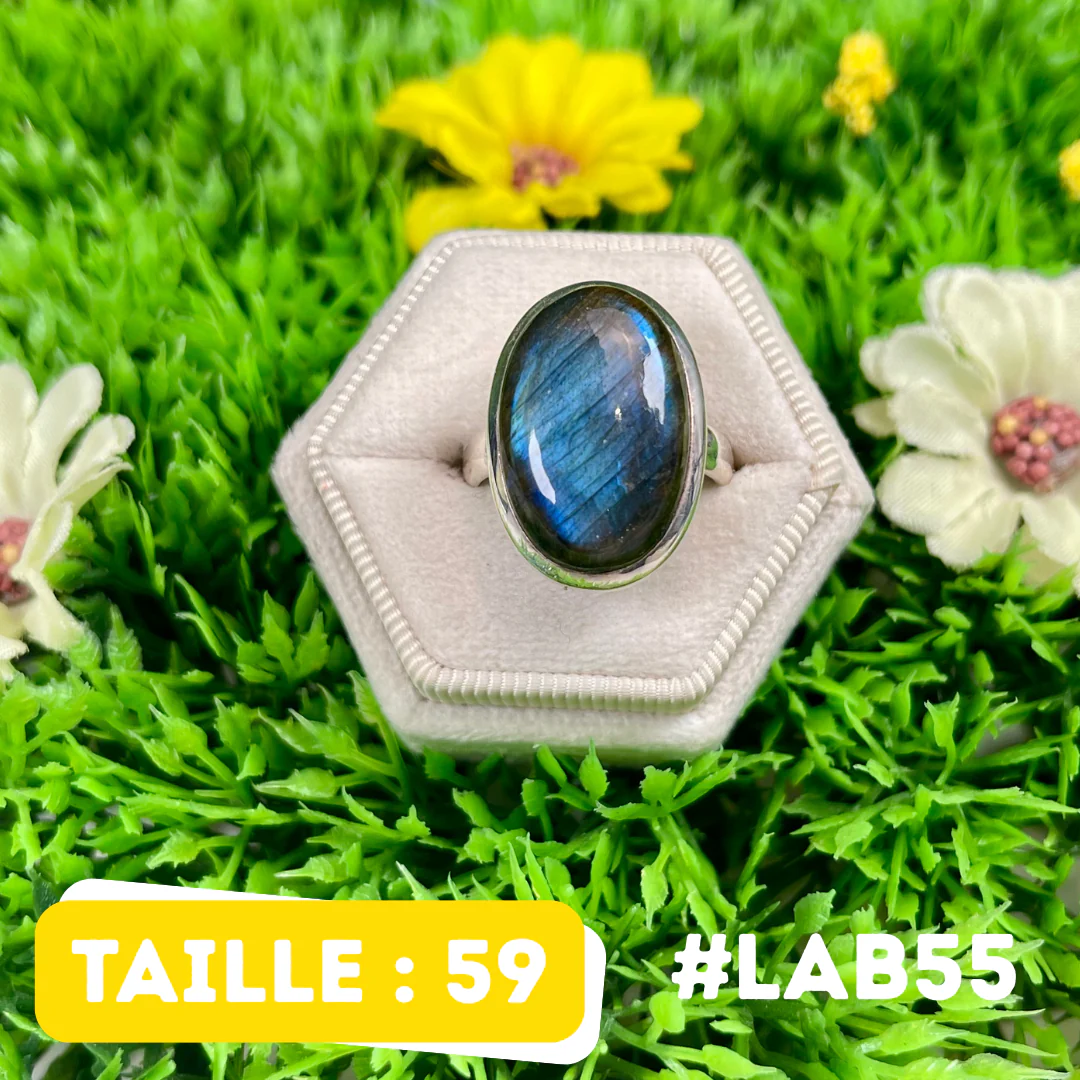 Bague Labradorite Bluefire #LAB55