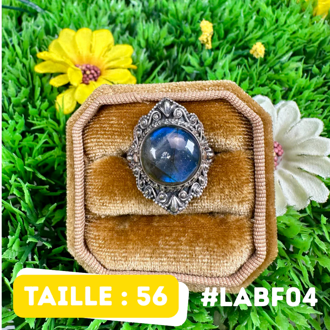 Bague Labradorite Bluefire #LABF04