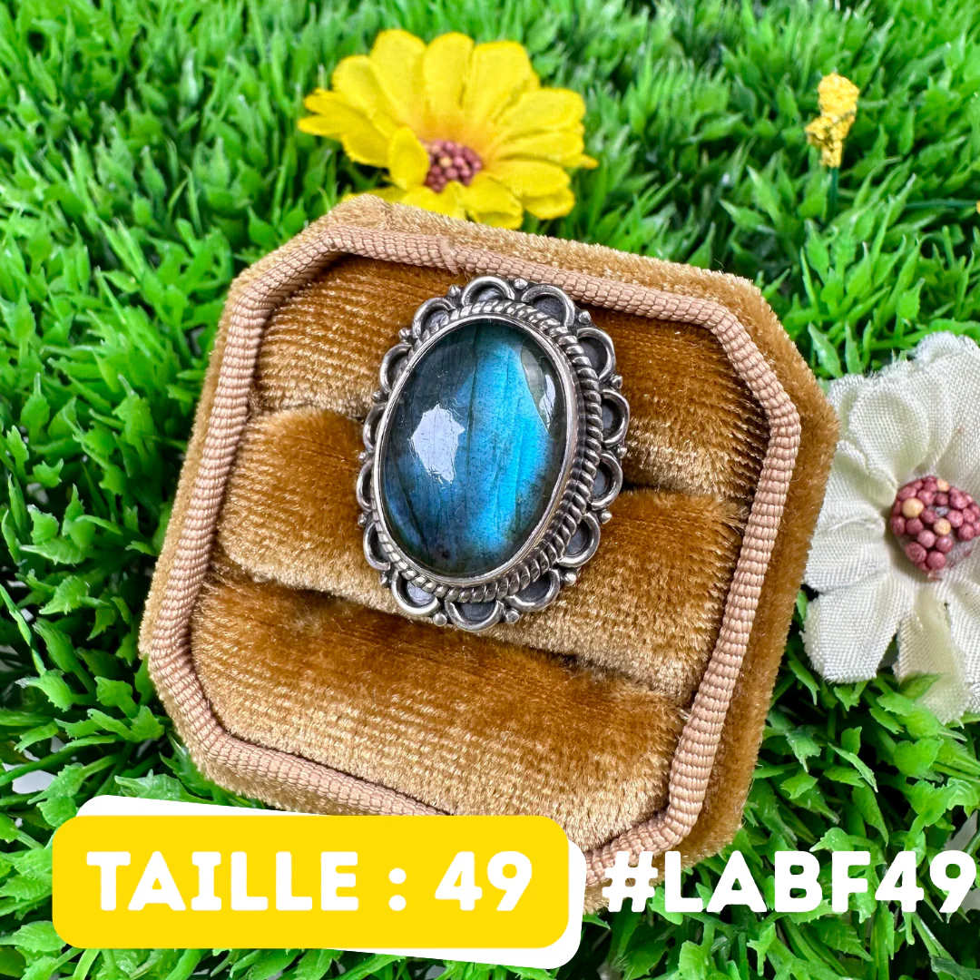 Bague Labradorite Bluefire #LABF49