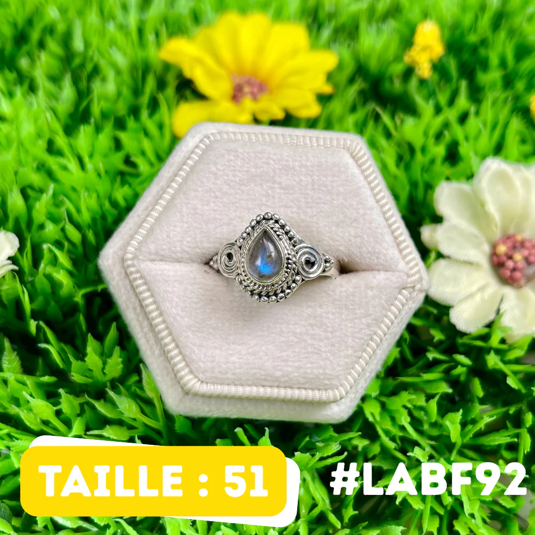Bague Labradorite Bluefire #LABF92