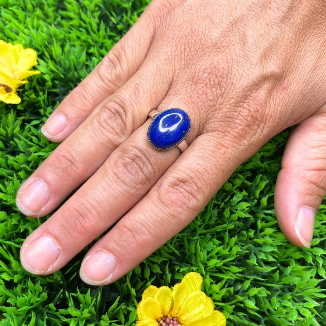 Bague Argent Lapis Lazuli #5 - Image 2