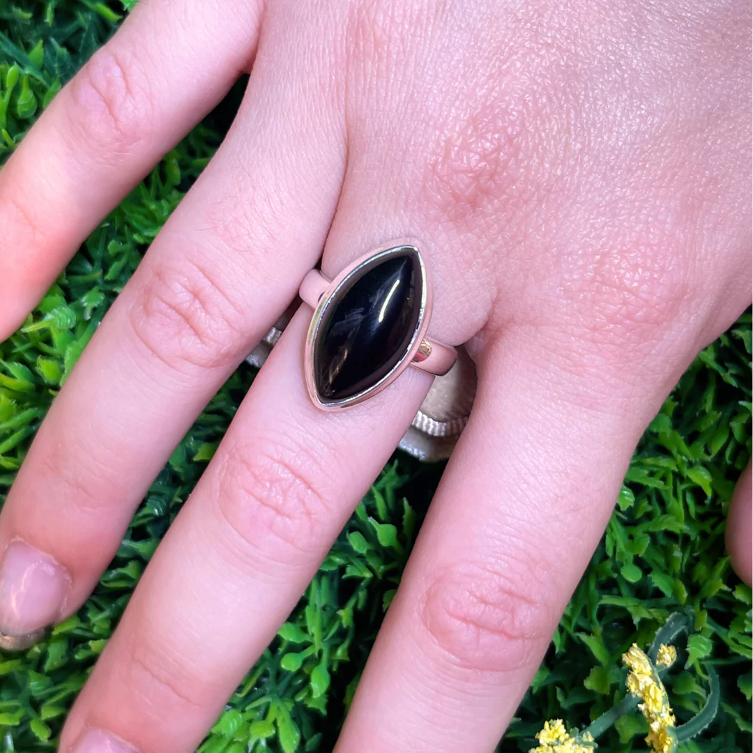 Bague Onyx Argent #10 - Image 2