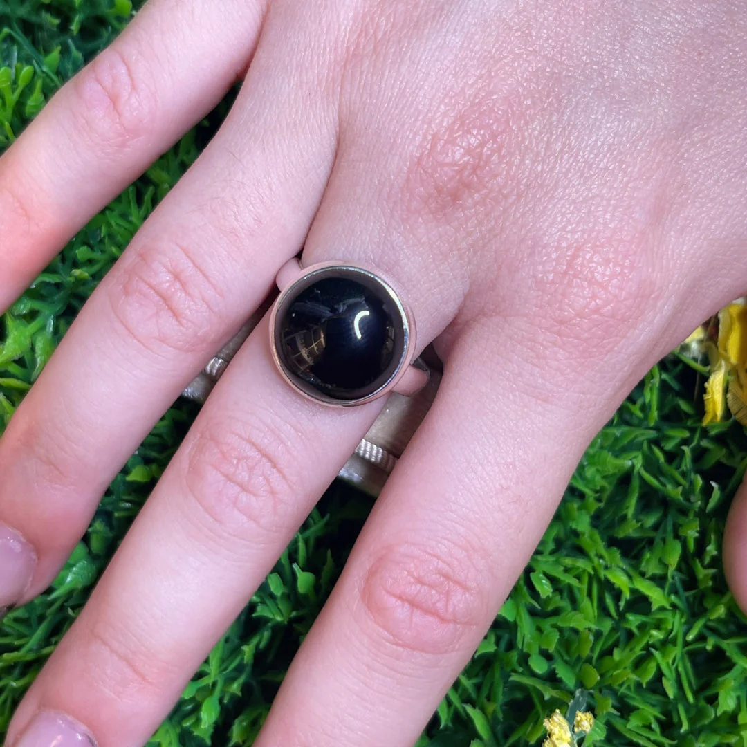 Bague Onyx Argent #12 - Image 2