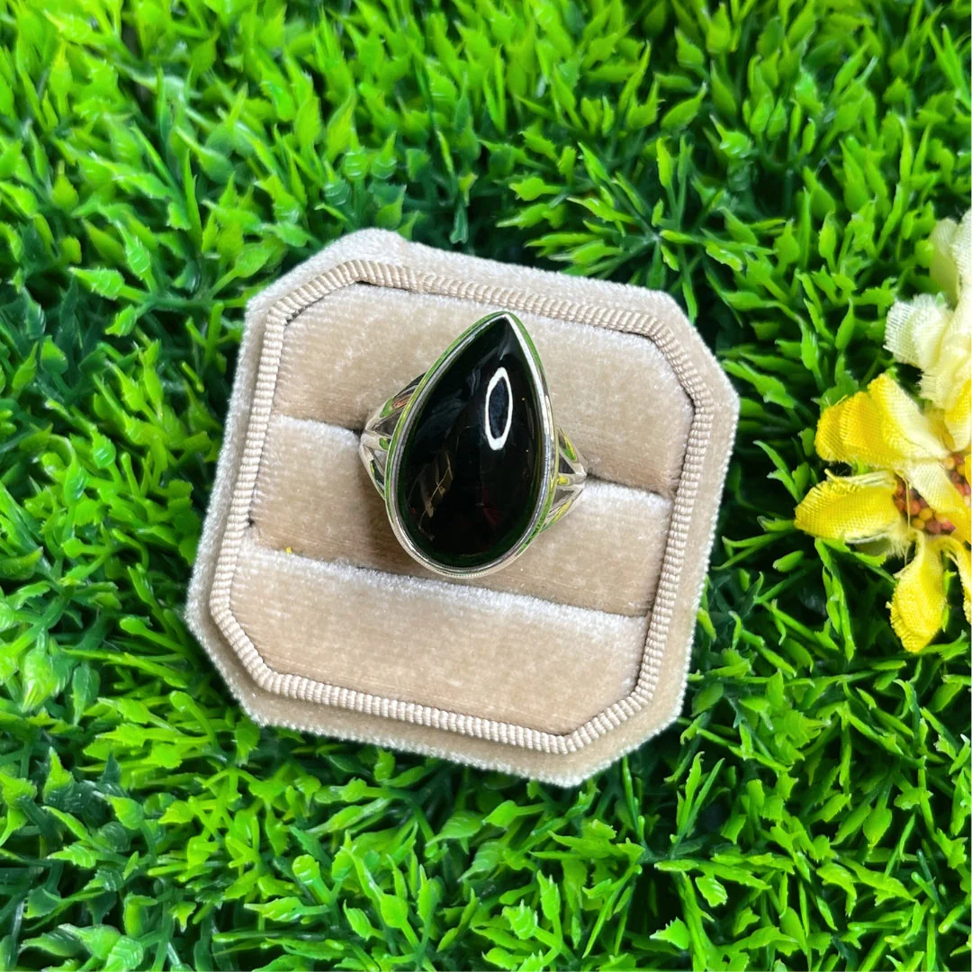 Bague Onyx Argent #16 - Image 2