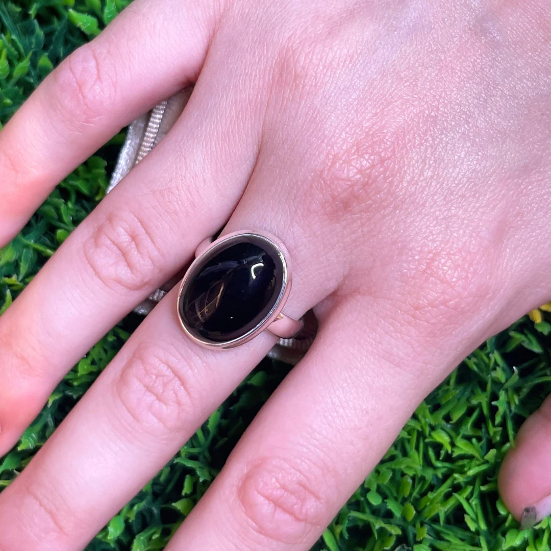 Bague Onyx Argent #17 - Image 2