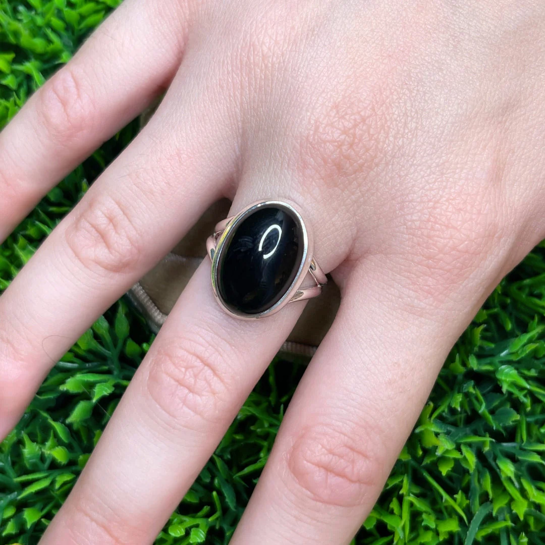 Bague Onyx Argent #22 - Image 2