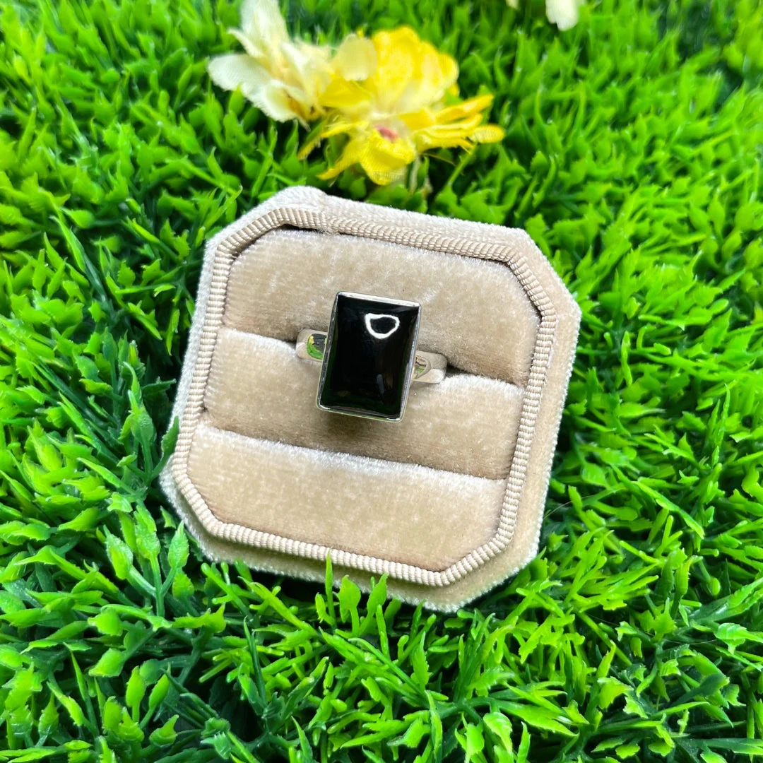 Bague Onyx Argent #27 - Image 2