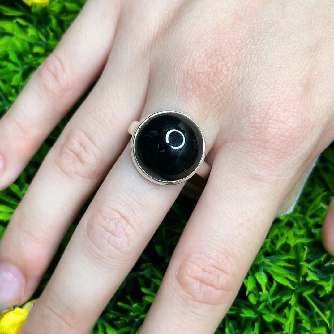 Bague Onyx Argent #31 - Image 2