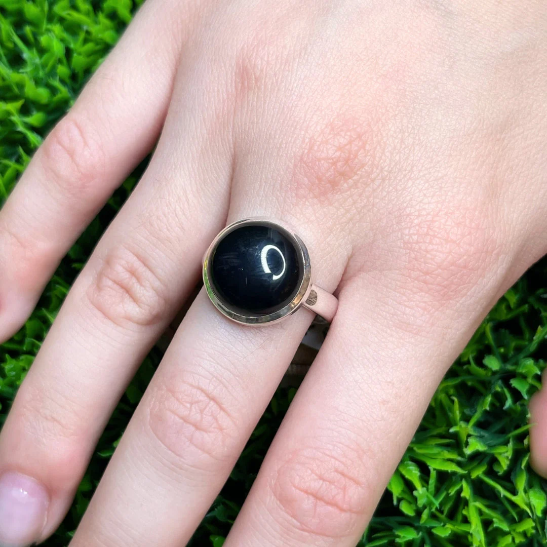 Bague Onyx Argent #37 - Image 2
