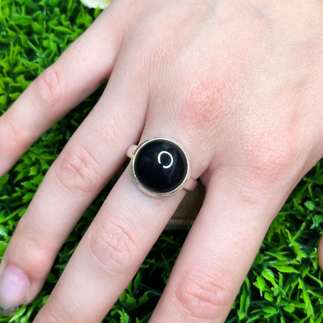 Bague Onyx Argent #39 - Image 2