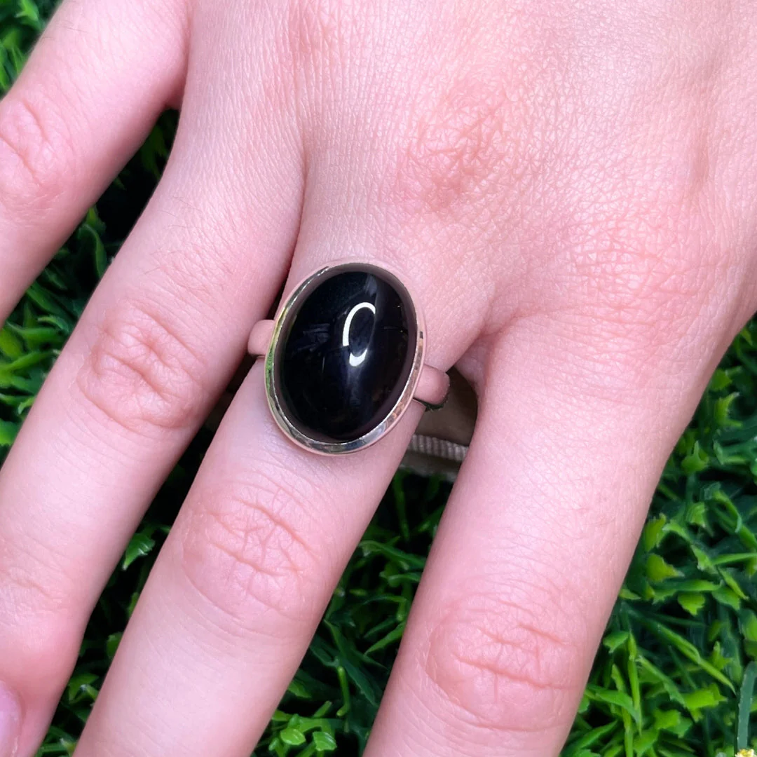 Bague Onyx Argent #42 - Image 2