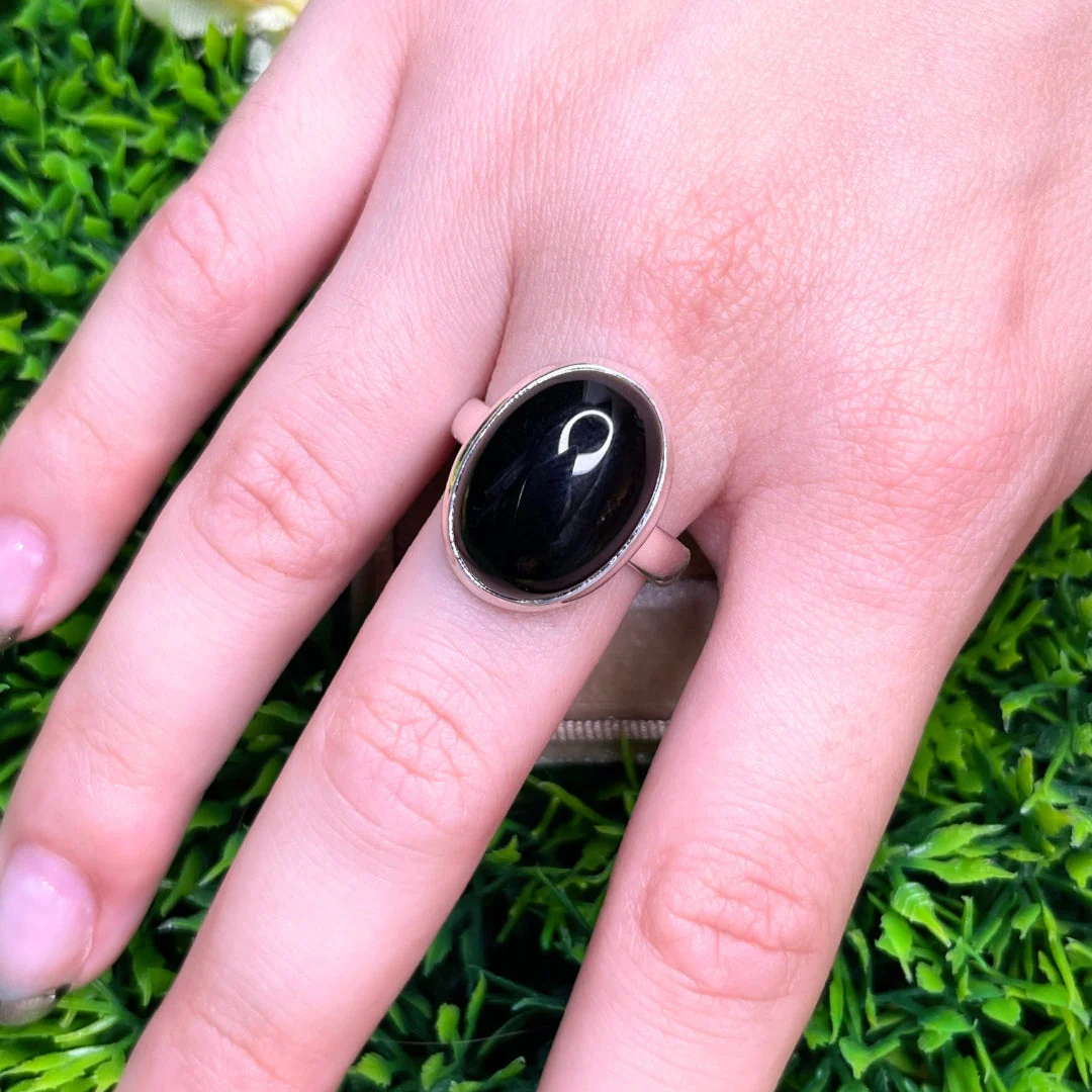 Bague Onyx Argent #43 - Image 2