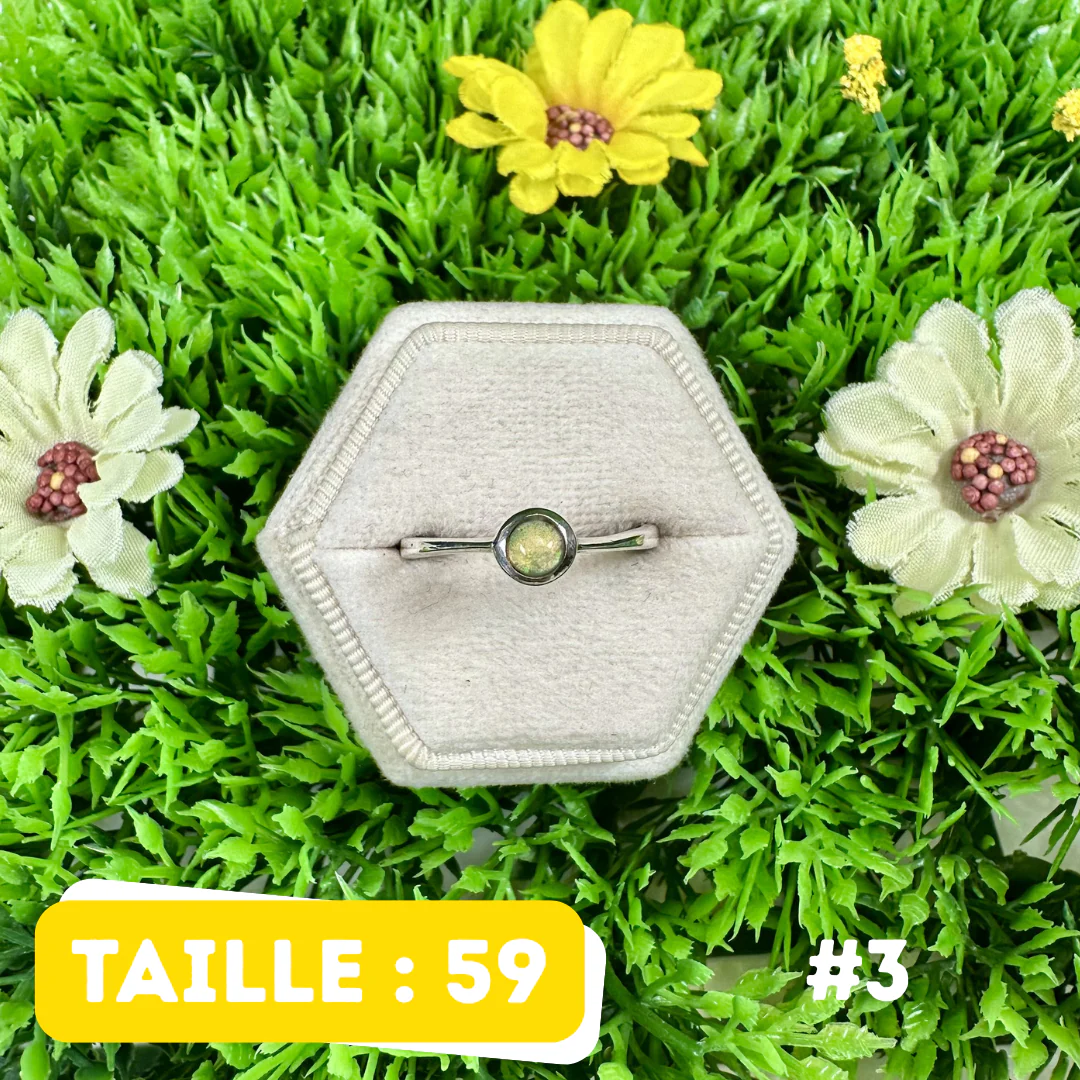 Bague Opale Éthiopienne #3