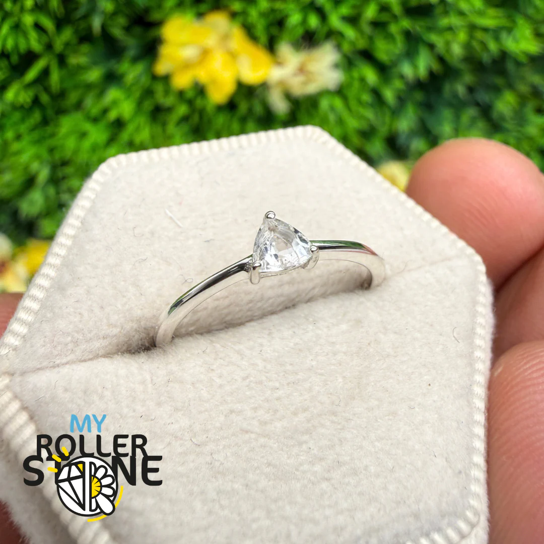 Bague Pétalite Facettée Argent 925 RBC312-PTF - Image 2