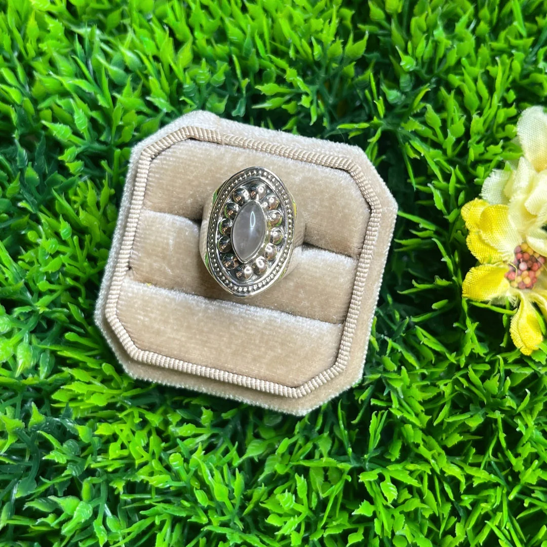Bague Quartz Rose #6 - Image 2