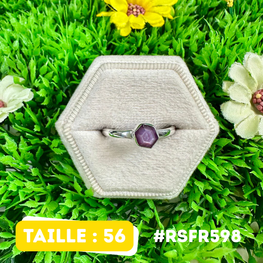 Bague Rubis Stalactite Argent 925 #RSFR598