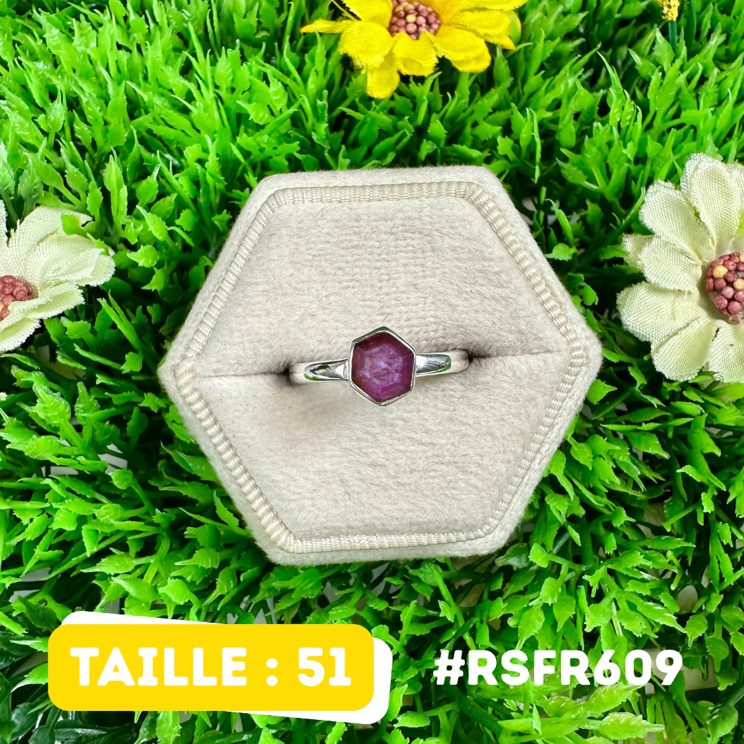 Bague Rubis Stalactite Argent 925 #RSFR609