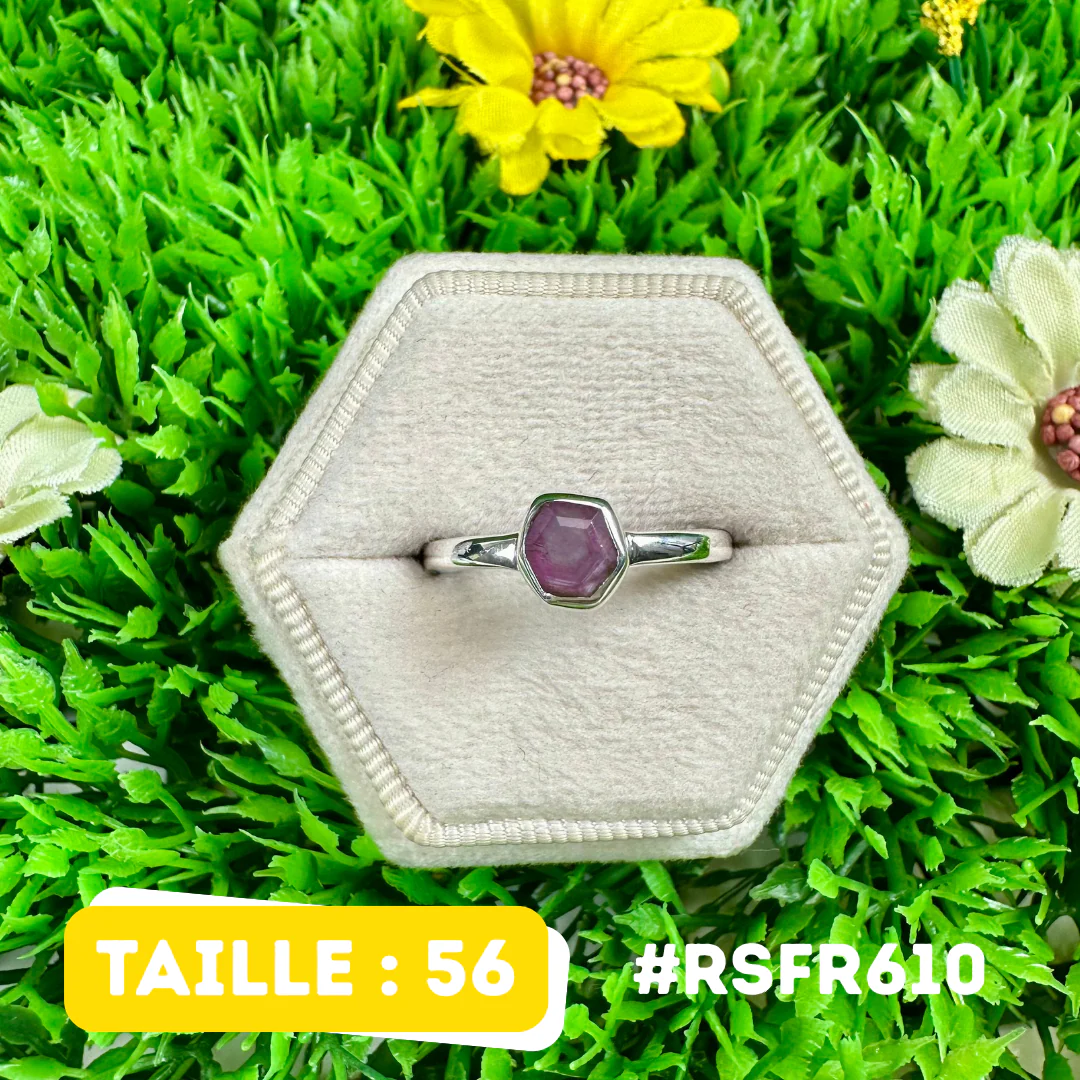 Bague Rubis Stalactite Argent 925 #RSFR610
