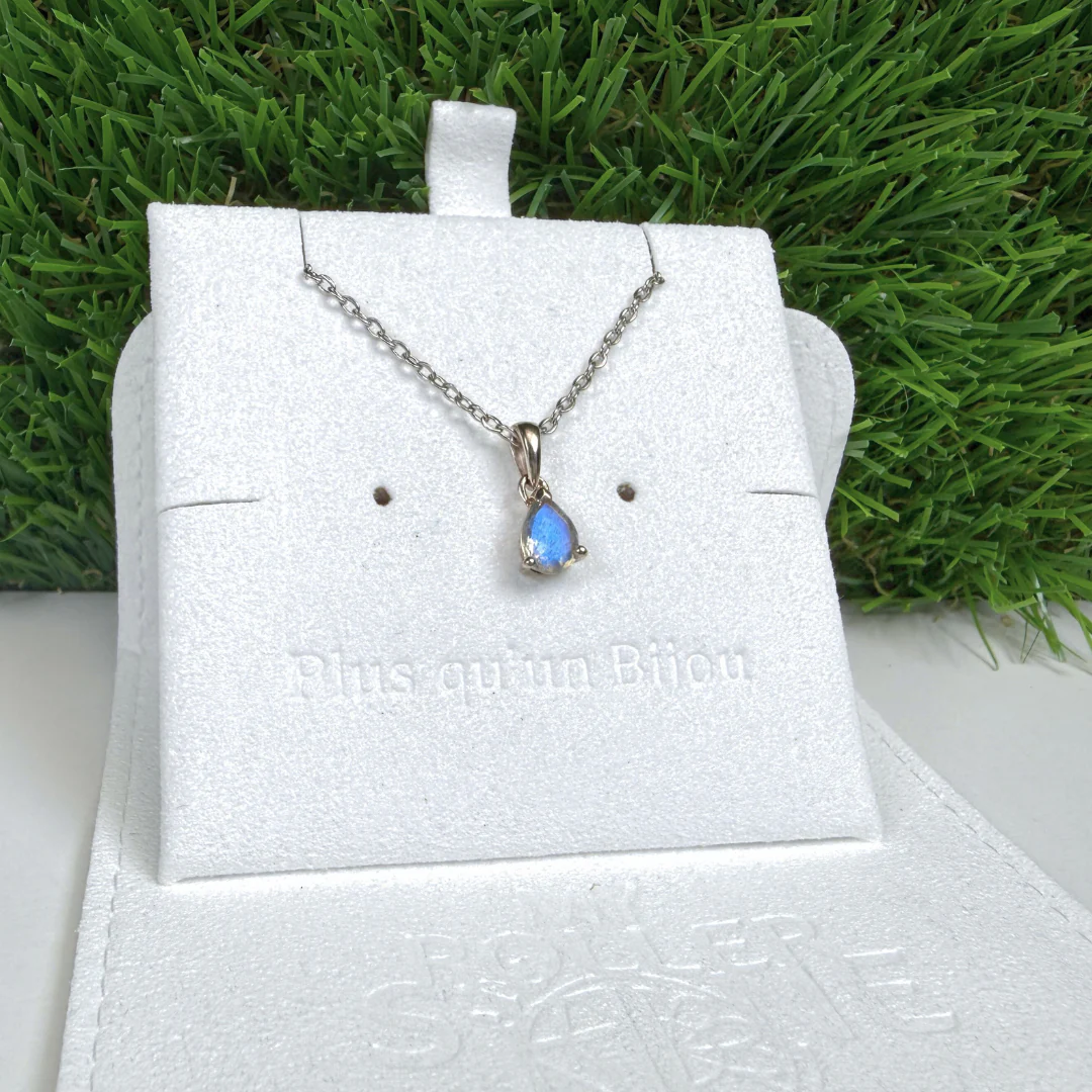 Pendentifs Solitaire Labradorite Poire