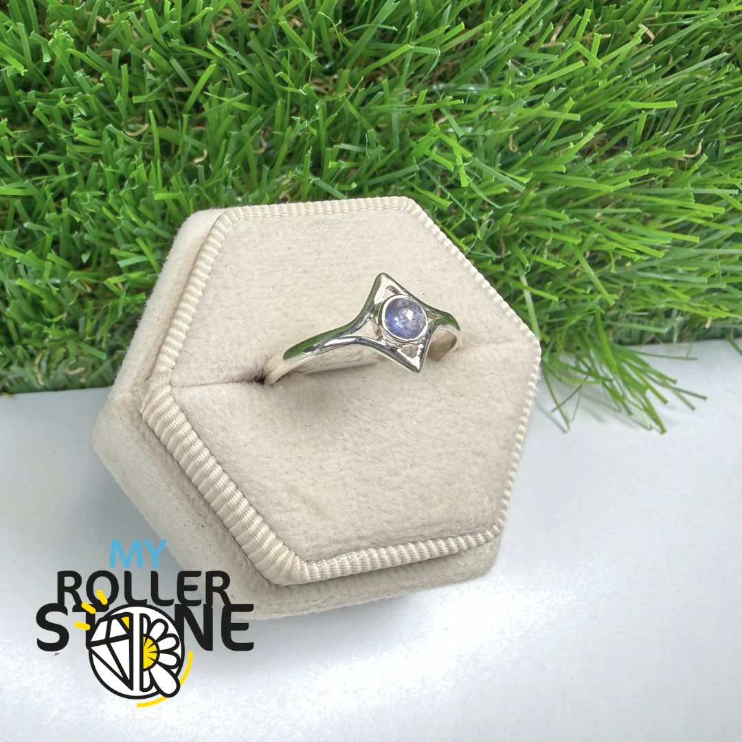 Bague Tanzanite Argent 925 (2 tailles) #TNZR739 - Image 2