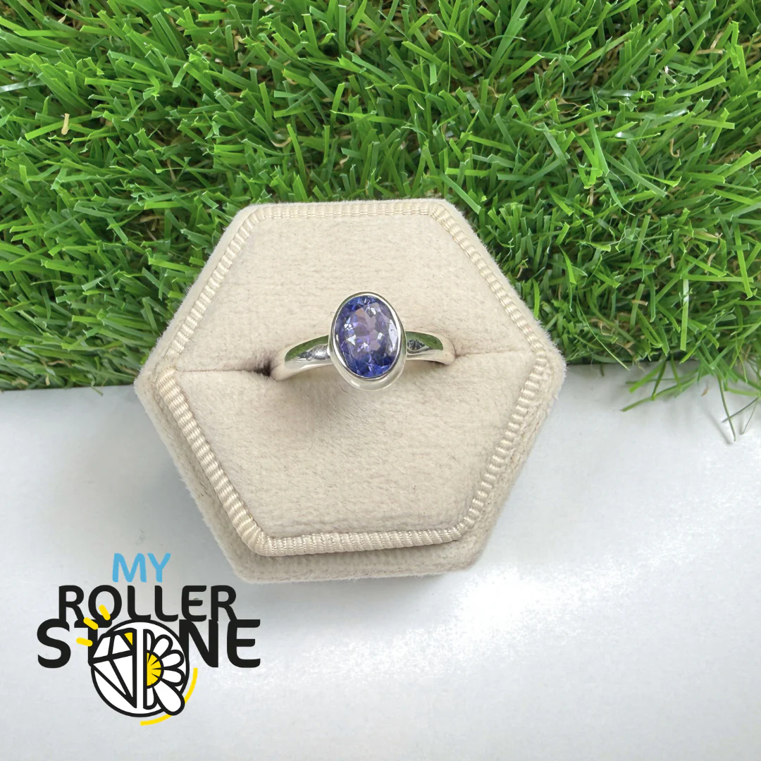Bague Tanzanite Facettée Argent 925 #TZFR79