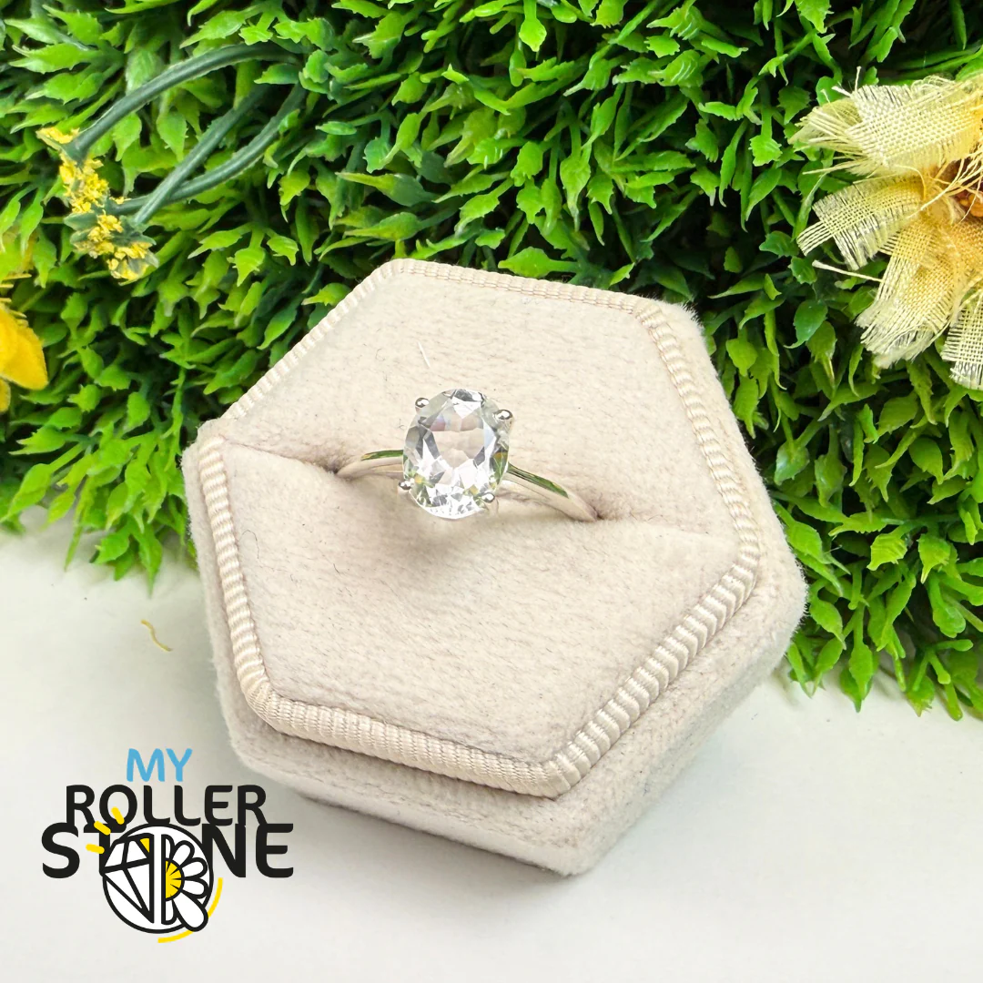 Bague Topaze Blanche Argent 925 – RBC315-WT - Image 2