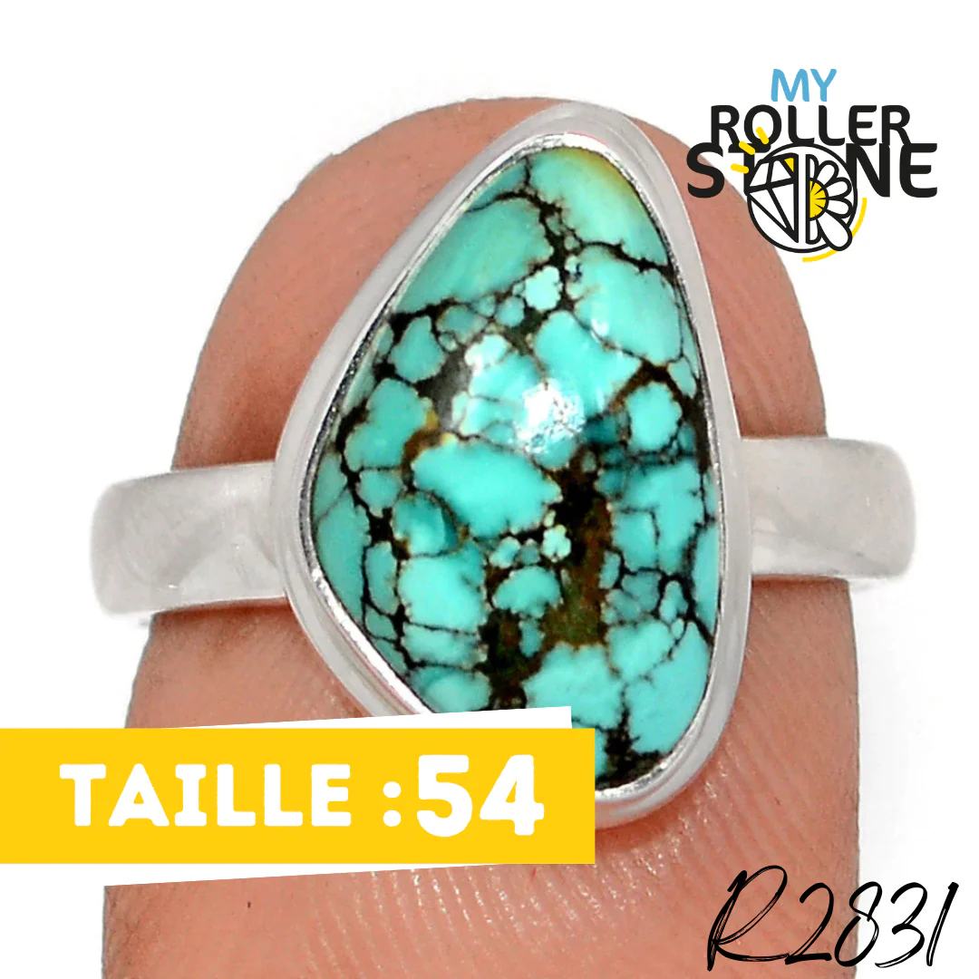 Bague Turquoise Tibétaine R2831