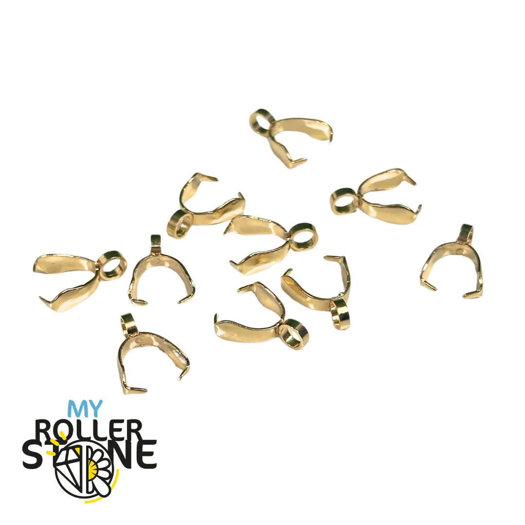 Bélière acier inoxydable doré pour pendentif