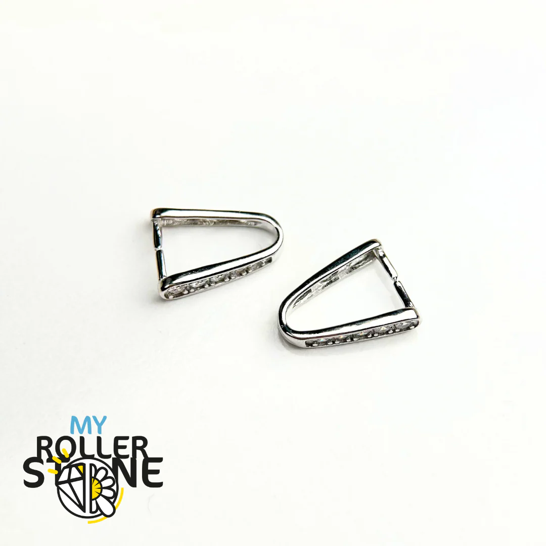 Bélière en argent 925 avec zircon