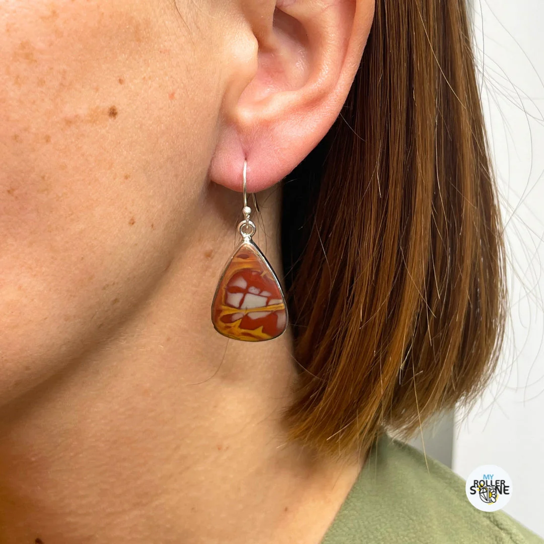 Boucles d'oreilles Jaspe Noreena #3 - Image 2