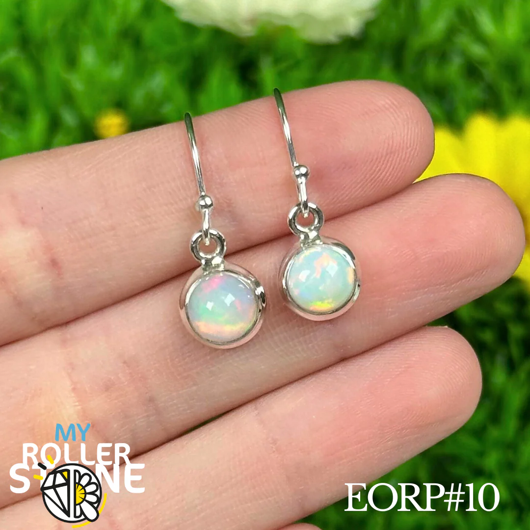 Boucles D'oreilles Opale Éthiopienne #EROP10