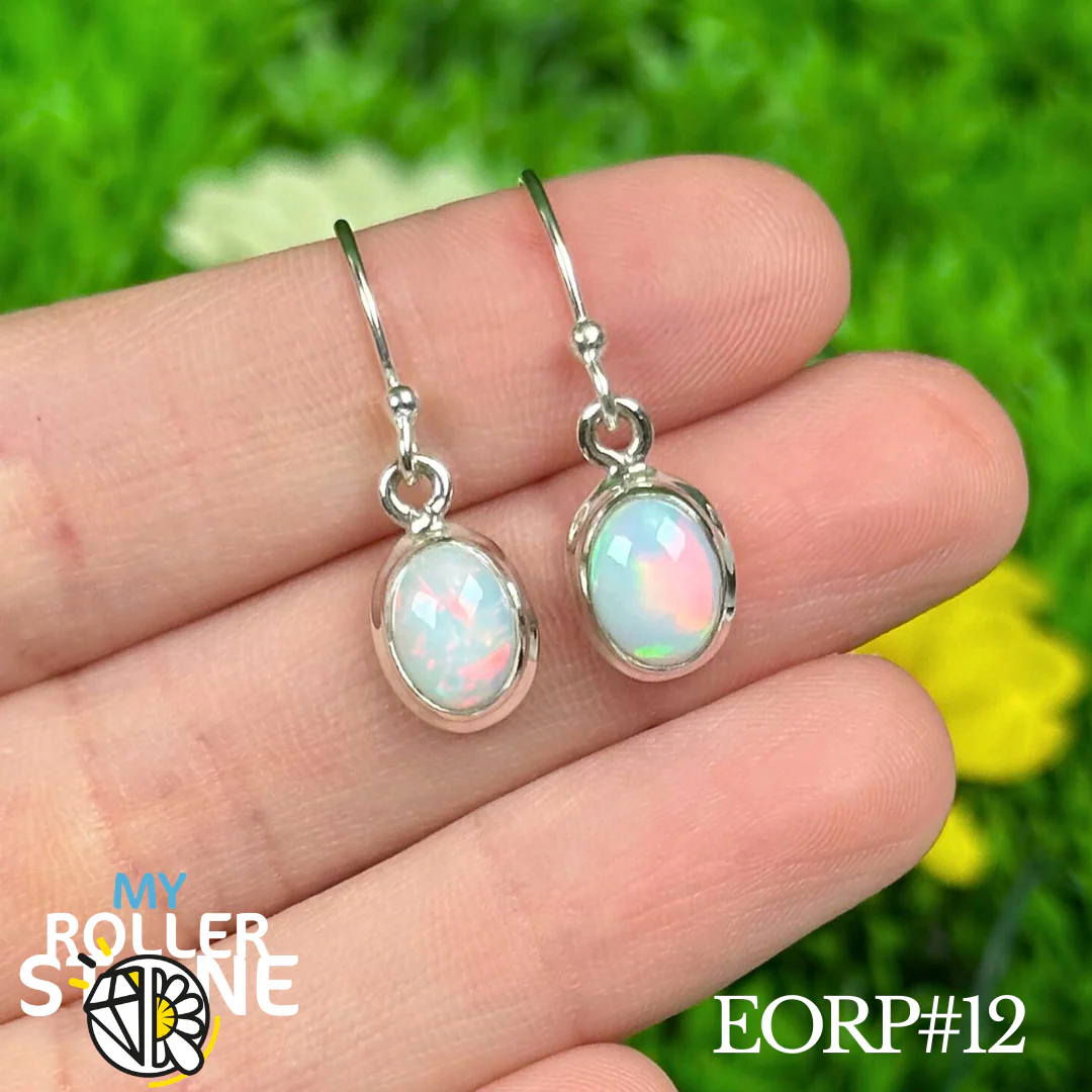 Boucles D'oreilles Opale Éthiopienne #EROP12