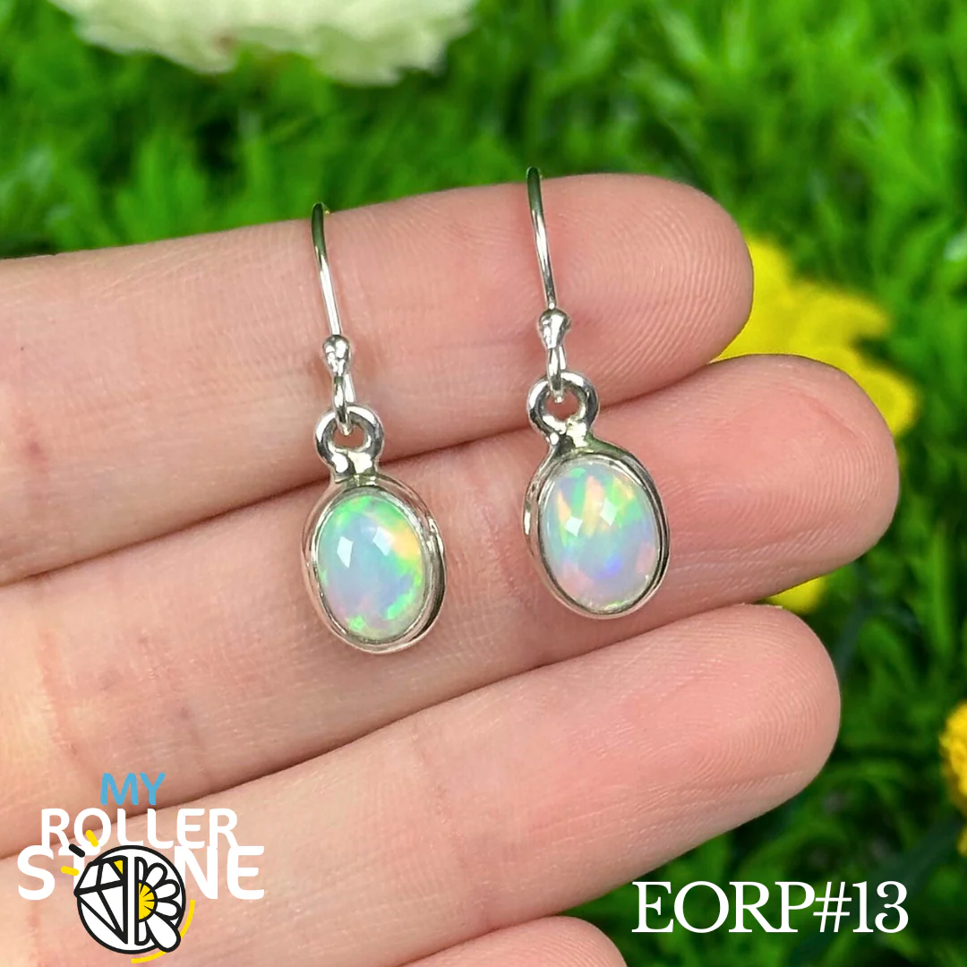 Boucles D'oreilles Opale Éthiopienne #EROP13
