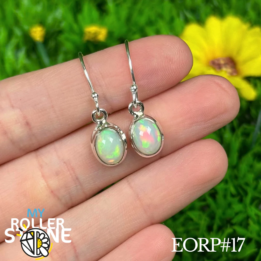 Boucles D'oreilles Opale Éthiopienne #EROP17
